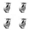 Service Caster 6 Inch Heavy Duty Semi Steel Caster Set with Roller Bearings SCC, 4PK SCC-35S620-SSR-4 - alternate 1
